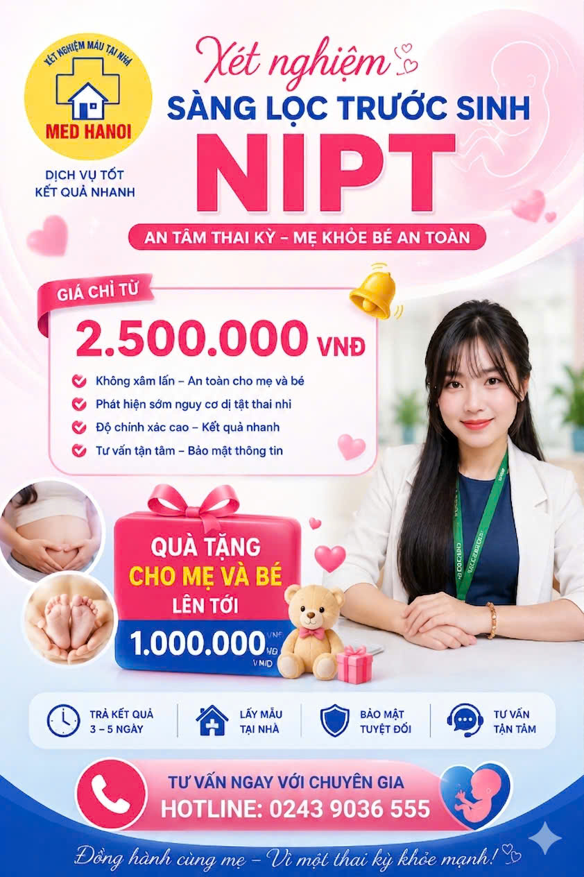 Xét nghiệm sàng lọc trước sinh NIPT